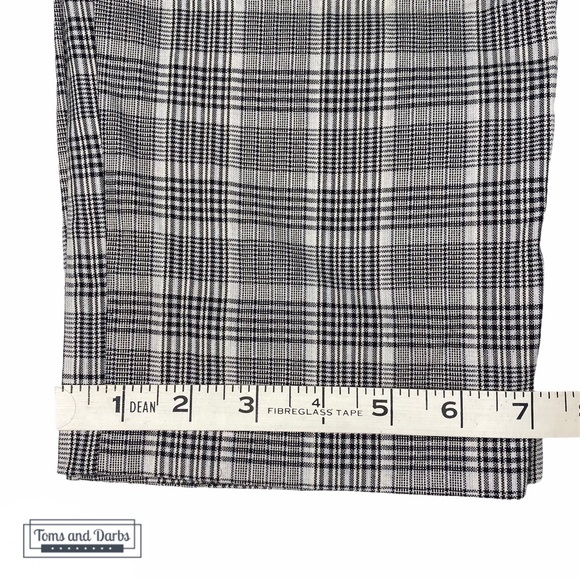Topshop Petite Plaid Trousers w Belted Waist - Picture 8 of 8
